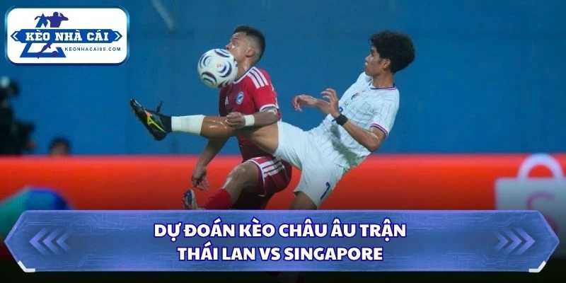 Soi Kèo Nhà Cái Thái Lan Vs Singapore Lúc 20H00 Ngày 18/08 - AFF Cup 2026 3 Dự đoán kèo châu Âu trận Thái Lan vs Singapore